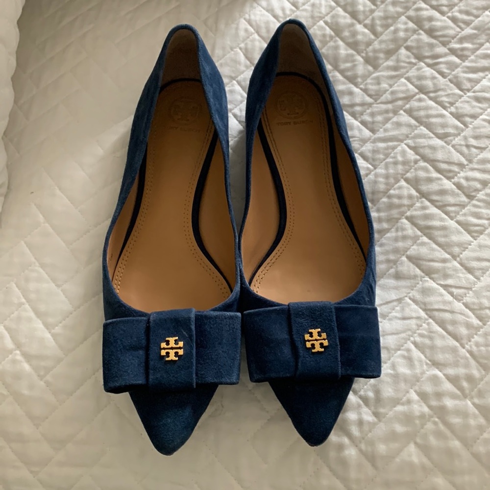 Tory Burch - Blue Suede Fats